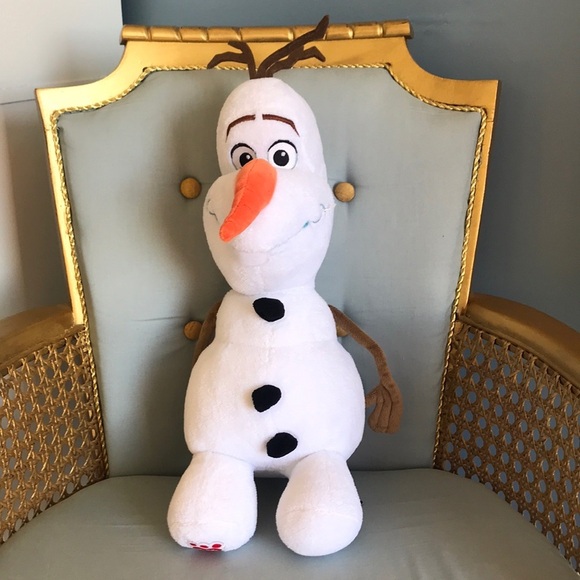 Build a Bear Disney Frozen Olaf plush 22" kids plushie collectible snowman Toy - Picture 2 of 11